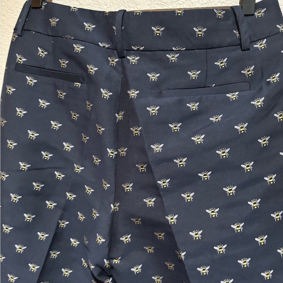 J Crew Women’s Teddy Bumblebee Embroidered Pants Size 12 - Picture 9 of 10